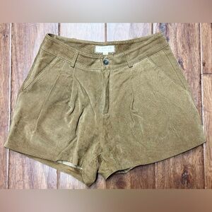 Suede High Waist Shorts